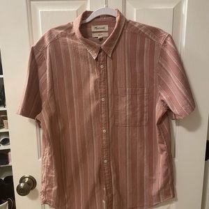 Madewell Hemp-cotton easy short sleeve. Relaxed fit! Color faded mauve.